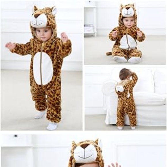 Leopard Costume for Baby Kids - Adorable Halloween Costume for a Wildly Fun - Picture 3 of 3